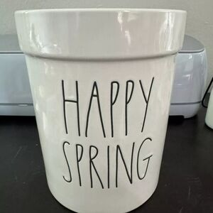 Rae Dunn Happy Spring Crock